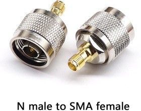 N(male)-SMA(female) переходник прямой. Переходник N(папа)-SMA(мама) прямой