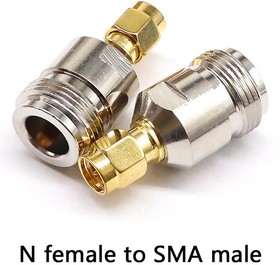 N(female)-SMA(male) переходник прямой. Переходник N(мама)-SMA(папа) прямой