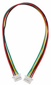 Соединительный шлейф JST MX1.25 (4 pin), Соединительные провода «мама-мама», 4-пин, 20 см