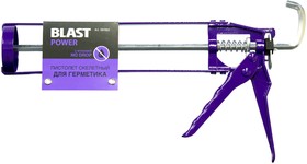 Фото 1/8 Пистолет для герметика скелетный усиленный c противокапельной системой No-drop Blast 591003 (11612217)