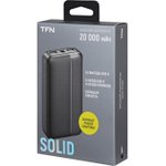 Внешний аккумулятор (Power Bank) TFN Solid PB-282, 20000мAч, черный [tfn-pb-282-bk]