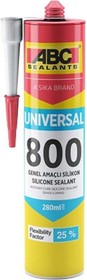 Силиконовый универсальный герметик 800 Universal бесцветный, 280 мл 8002800001