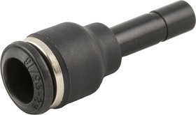 55705 Series Straight Fitting, Push In 6 mm to Push In 8 mm, Tube-to-Tube Connection Style