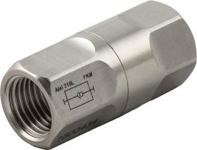 66061 Non Return Valve 3/8 in Female Inlet, 3/8in Tube Inlet, 3/8 in Female Outlet, 0.2 → 25bar