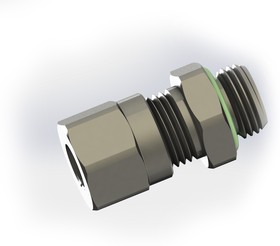 69485 Series Straight Fitting, BSP 1/8 Male to Push In 6 mm, Threaded-to-Tube Connection Style