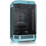 Корпус Thermaltake The Tower 300 Turquoise голубой без БП miniITX 7x120mm ...