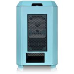 Корпус Thermaltake The Tower 300 Turquoise голубой без БП miniITX 7x120mm ...