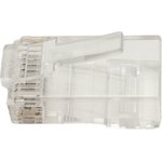 Коннектор RJ45/8P8C под витую пару, круглый ввод, уп-ка 100шт. NMC-RJ88RZ50UD2-100