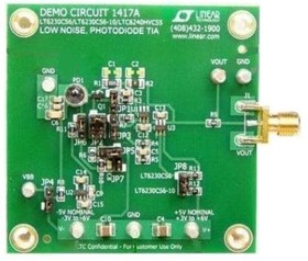 DC1417A, Amplifier IC Development Tools LT6230, LT6230-10 - Single 215MHz Low No