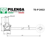 TS-P 2413, Стойка стабилизатора | перед, лев |