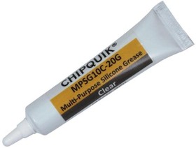 MPSG10C-20G, Chemicals Multi-Purpose Silicone Grease (Clear) 20g Squeeze Tube