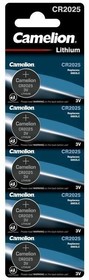 Батарейка Camelion (CR2025, Lithium, 5 шт)