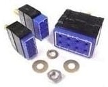 TJG122701, Terminal Junction Modules Series I Ground Stud Module WITH CONTACTS Size 16 M81714/27-22