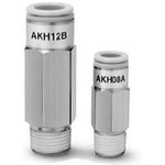 AKH06A-02S, AKH/AKB Check Valve 1/4 in Inlet, 1/4in Tube Inlet ...