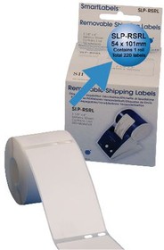 SLP-RSRL, Shipping Labels, Removable, Paper, 54 x 101mm, 220pcs, White