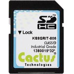 KS128MRIT-806, Industrial Memory Card, SD, 128MB, 20MB/s, 17MB/s, Black