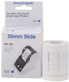 SLP-35L, Slide Labels, Paper, 11 x 38mm, 300pcs, White