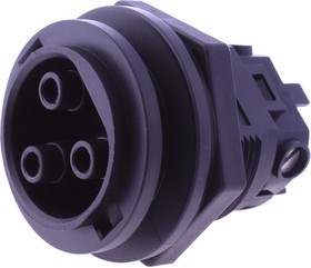 Circular Connector, 3 Contacts, Panel Mount, M25 Connector, Socket, Female, IP67
