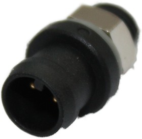 Circular Connector, 2 Contacts, Panel Mount, M6 Connector, Plug, Male, IP67