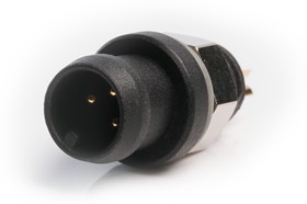 Circular Connector, 3 Contacts, Panel Mount, M6 Connector, Plug, Male, IP67