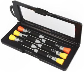 Фото 1/3 706-2, Phillips; Slotted Precision Screwdriver Set, 6-Piece