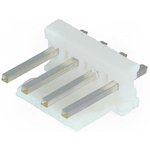 640445-4, Conn Wire to Board HDR 4 POS 3.96mm Solder ST Top Entry Thru-Hole Package