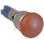 TH414119RED, NO/NC Latching, Momentary Push Button Switch, IP40, 16.2 (Dia.)mm, Panel Mount, Arrows (symbol), 250