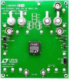 Фото 1/2 DC2603A-B, Power Management IC Development Tools LTM4650AEY-1 Demo Board - Dual 25A or Si