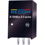 R-78HB15-0.5, DC-DC Switching Regulator - 20 to 72VDC Input - 15VDC@0.5A Output ...