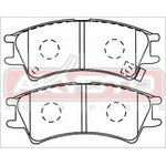 AKD-0109, Колодки тормозные дисковые передние, HYUNDAI ATOS