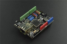 DFR0850, Ethernet Development Tools Ethernet and PoE Shield for Arduino - W5500 Chipset
