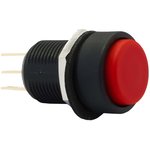 IMP7Z462234UL, Push Button Switch, Momentary, Panel Mount, 13.6mm Cutout, SPDT ...