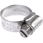 HGS20BP, Stainless Steel Slotted Hex Worm Drive, 9mm Band Width, 13 20mm ID