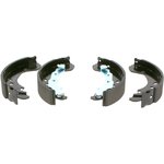 0986487668, Колодки тормозные барабанные NISSAN: MICRA C+C 05-, MICRA III 03-10 ...