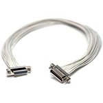 MWDM2L-25CS-6K1-13M, D-Sub Cables MICRO D ASSM 25CNT PIN 2 SKT CON #26AWG