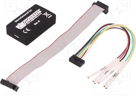 XUP USB-JTAG PROGRAMMING CABLE, Programmer: Xilinx FPGA; USB; IDC14,JTAG,USB B micro