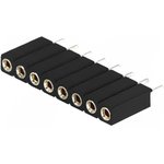 DS1002-03-1*8131, Гнездо штыревое "мама" PIN 8 цанговые контакты прямой 2,54мм