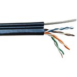 Кабель Кабель TWT UTP, 4 пары, Кат.5е, для внешней прокладки, с тросом, 305 м