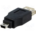 USB-BF/MUSB, Кабель USB A гнездо,USB B mini вилка