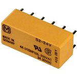 S2-DC12V, Signal Relay S, 2NO + 2NC, DC, 12V, 4 / 3A / A, 720Ohm