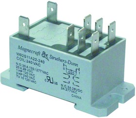 92S11A22D-120, RELAY, DPDT, 250VAC, 28VDC, 30A