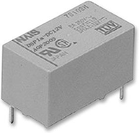 DSP1A-DC12V, General Purpose Relays 8A 12VDC SPST-NO SEALED PCB