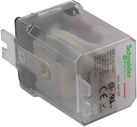 389FXBXC-120A, POWER RELAY, DPDT, 25A, 300VAC, SOCKET