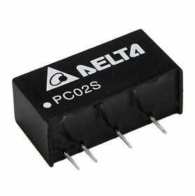 PC02S2405A, Isolated DC/DC Converters - Through Hole DC/DC Converter, 5Vout, 2W