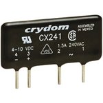 CX241, Solid State Relay, 1.5 A Load, PCB Mount, 280 V rms Load, 10 V dc Control