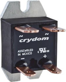Фото 1/2 EL240A10-24, Sensata Crydom EL Series Solid State Relay, 10 A Load, Panel Mount, 280 V ac Load, 27 V dc Control