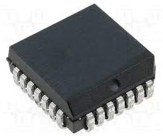 ATF22V10-CQZ-20-PI, микросхема логики програмируемая, 10 макроячеек, задержка 20 нс, рабочая частота 50 МГц, питание 5 В, корпус PLCC-28