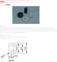 Втулка проходная резиновая под кабель диаметром до 6.2мм, белая; Q-9945 ...