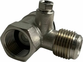 Фото 1/5 Обратный клапан для компрессора резьба внутренняя и наружная F1/2"хM1/2" 4331