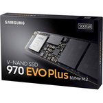 MZ-V7S500B/AM, Твердотельный диск 500GB Samsung 970 EVO plus, M.2, PCI-E 3.0 x4 ...